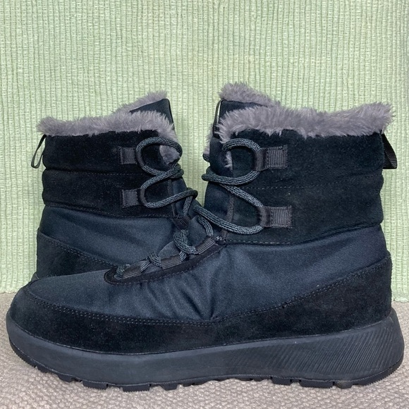 Columbia Women's Black Slopeside Peak Luxe Waterproof Winter Boots Size US 9.5 - Picture 6 of 11